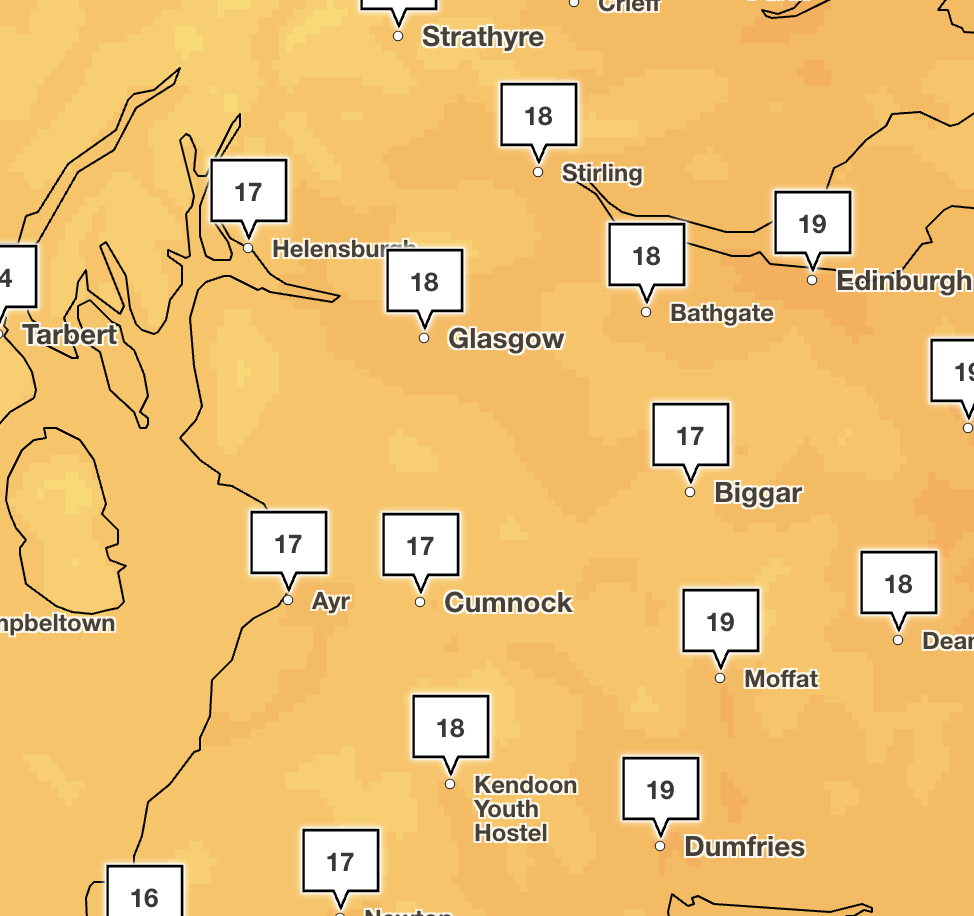 Met Office weather layer map